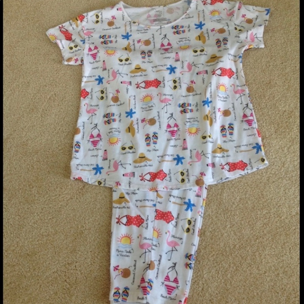 Summer Cotton Crop pant pajamas - Picture 9 of 10